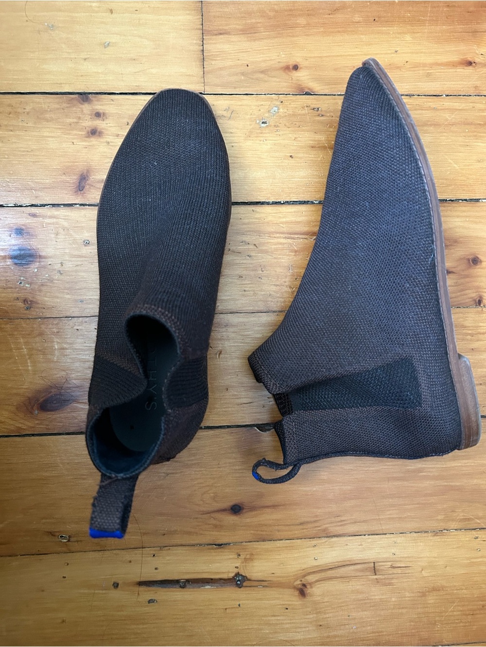 ROTHYS | The Merino Ankle Boot Bootie Brown 9 - Picture 2 of 7